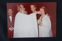 OLD PHOTOGRAPH OF WEDDING CEREMONY 1C<p> From flea market.</p>